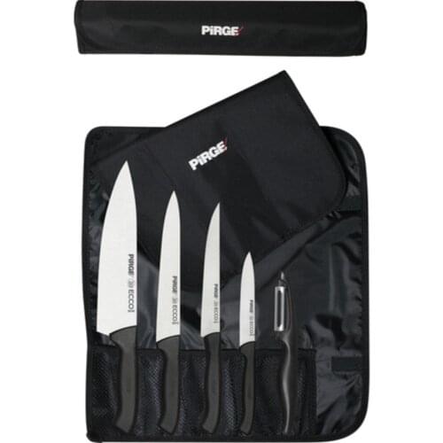 Pirge Ecco Bag 5'li Knife Set meat fruit vegetable cutting knife set chef cook professional knife sets