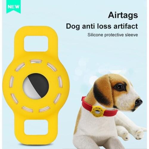 Silicone Airtag Case For Apple Airtag Trackers Protective Sleeve Anti-loss Soft Cover For Airtags Locator Anti-lost Keychain