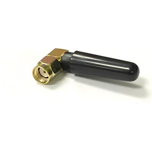 1PC 2.4G Wifi Antenna RP- SMA Connector 2dbi Signal Booster Right Angle Bluetooth NEW Wholesale Wifi Aerial Booster