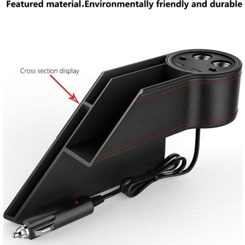 Car Seat Storage Box Bag Organizer Crevice Stowing Car Charger for saab 9-3 9-5 93 95 900 9000