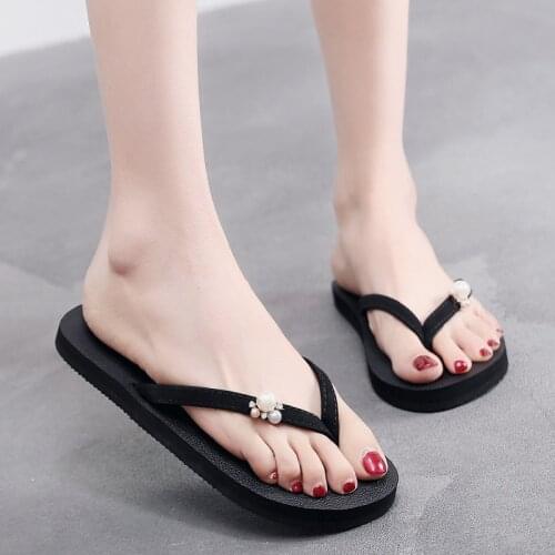 Jumpmore Women Slippers Summer Sweet Sandals Flats Shoes Flip Flops Size 35-42