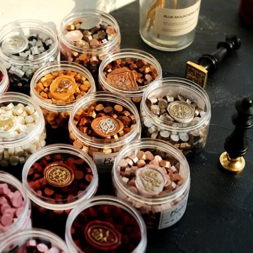 100pcs Pearl White stamp wax Vintage Wax Seal Stamp Tablet Pill Beads for Envelope Wedding Wax Seal Ancient Sealing Wax