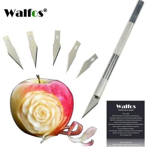 6 Blades Wood Carving Tools Fruit Food Craft Sculpture Engraving Knife Scalpel DIY Cutting Tool PCB Repair