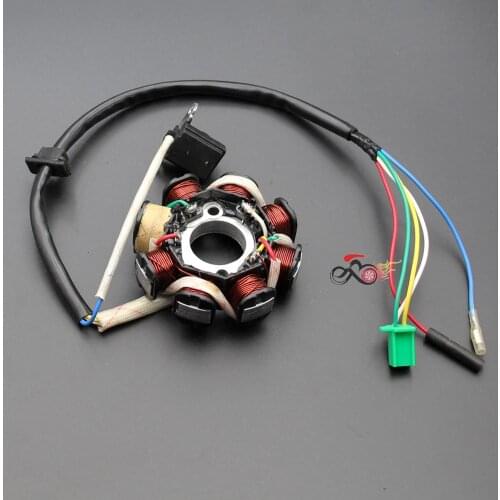 8 Pole 8 Coil Magneto Stator Coil For 125cc 150cc GY6 Engine ATV Scooter Quad Dirt Bike Buggy