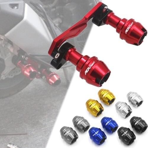 For Honda ADV150 ADV 150 accessories Front Fork Wheel Fall Axle Muffler Pipe Frame Protection Frame Slider Anti Crash Protector