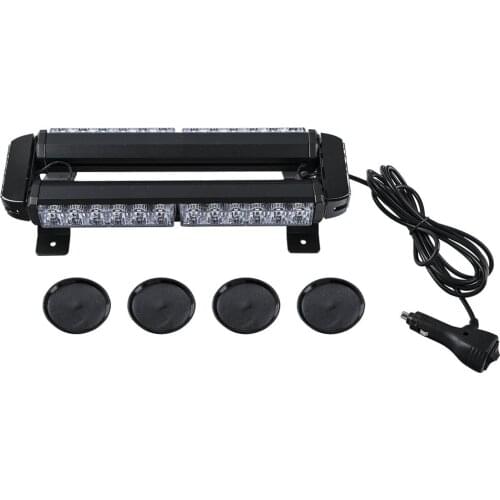 30LED Roof Strobe Light 15'' Bar Emergency Beacon Warning Flash Yellow 30W Warning Roof Strobe Beacon 100mA - 1.6A Dropshipping