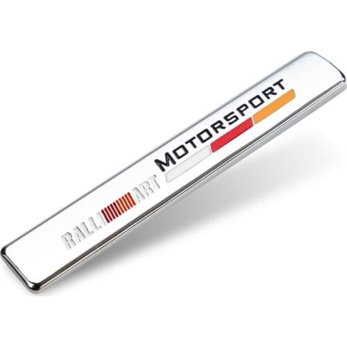 Car Goods Logo Apply To Leaf Plate Label Side For Mitsubishi Ralliart Lancer 9 10 Asx Outlander 3 Pajero Sport L200 Badge Galant