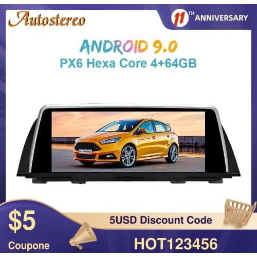 12.3" Android 10.0 4GB+64 Car Multimedia Player For BMW 5 Series F10 F11 2011-2016 Car Stereo GPS Navigation Auto Radio Headunit