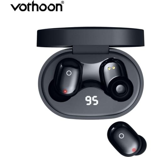 Vothoon Wireless Bluetooth Earphone In Ear F2 Noise Cancelling Sport Earbuds Headset With Dual Mic