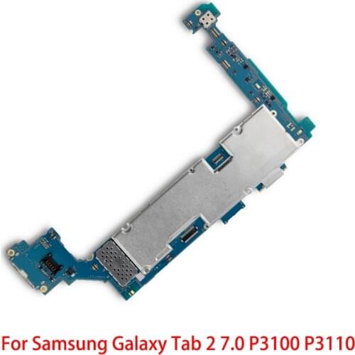 Good Working Original Working For Samsung Galaxy Tab 2 7.0 P3100 P3110 Motherboard 3G&WIFI Unlocked Mainboard Circuits Cable