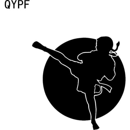 QYPF 11.4*11.4CM Interesting Fashion Judo Stickers Car Styling Vinyl Decor Silhouette Accessories Motorcycl C16-0393