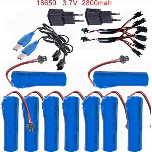 JJRC Q70 RC Car original battery 3.7V 2800mah battery for 2.4GHz 4WD Twist- Desert Cars High Speed Climbing RC Car LH-C019S