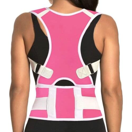 Adjustable Adult Corset Back Posture Corrector Therapy Shoulder Lumbar Brace Spine Support Belt Posture Correction For Men Women