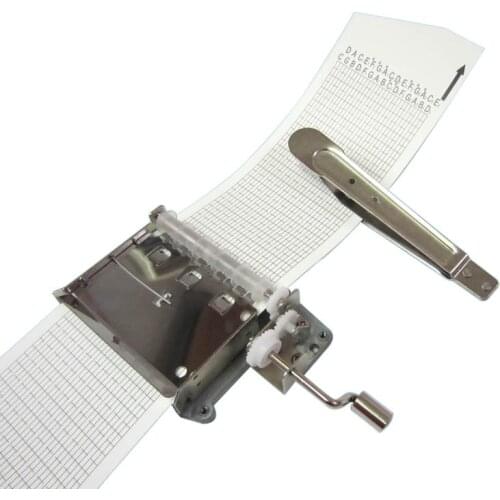 DIY music box 30 notes Hand crank Paper Strip Musical Movements,Christmas music box gifts, valentines day gifts