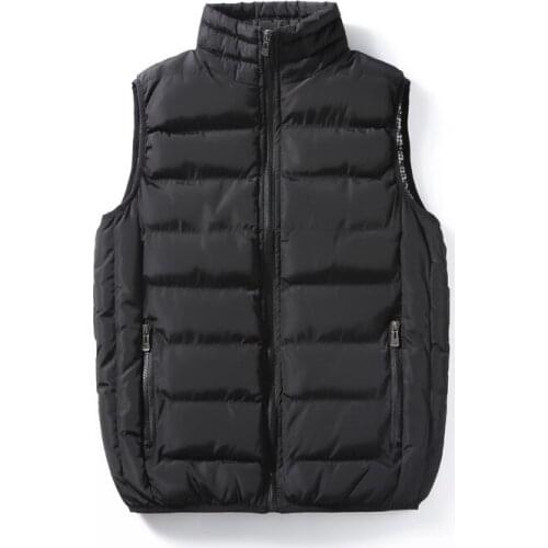 Autumn Winter Lovers Couple Waistcoats Coat Men Vest Jacket Male Fashion Brand Casual Pure Color Waistcoat Mens Waterproof Homme