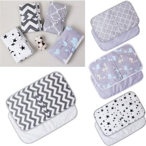 Portable Newborn Waterproof Baby Changing Mat Infant Foldable Travel Changing Diaper Nappy Liners Pad
