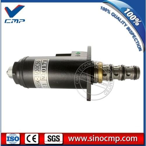 Excavator solenoid valve YB35V00052F3 KDRDE5K-31/30C50-123 for Kobelco SK210-8