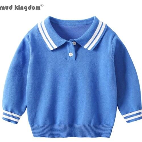 Mudkingdom Boys Sweaters Knitted Solid Long Sleeve Lapel Casual Tops for Boys