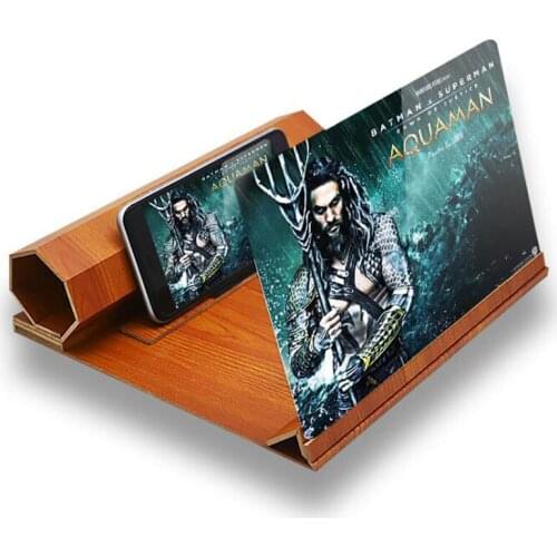 3D Mobile Phone Screen Magnifying Glass 12 Inch Eye Protection Mobile Phone Screen Magnifying Glass Seven Fold Magnetic Bracket