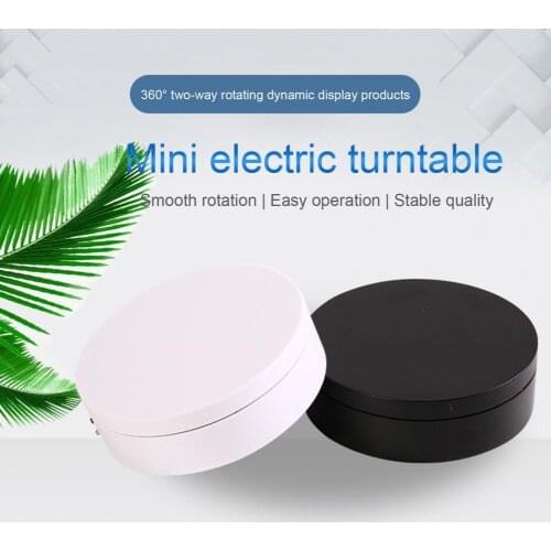 12cm Rotating Display Stand Showcase 360 Degree Turntable Rotating Jewelry Display Jewelry Organizer Showcase Jewelry Holder