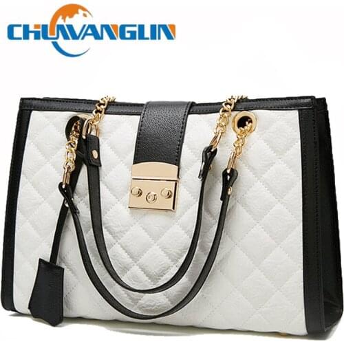 Chuwanglin Large Capacity Women Pu Leather Chain Crossbody Bags High Quality Messenger Bags for Woman Shoulder Bag 3301140