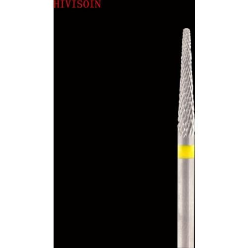 10 Pcs/Lot Cross Cut - Tungsten Carbide Dental Lab Burs -Supe Fine- ISO 110