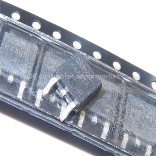 10PCS/LOT NWE 090N03L IPD090N03LG TO-252 30V 40A SMD Transistor