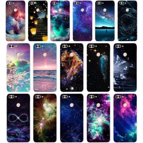 15AA Art Star Tree Sky Space Soft TPU Case Cover For Huawei Honor P Smart 2018 2019 Y6 Prime 2018 Nova 2i 3i View 10