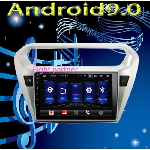 2.5D+IPS android 9.0 car dvd multimedia For Peugeot 301 Citroen Elysee 2014-2016 radio gps navigation navi stereo