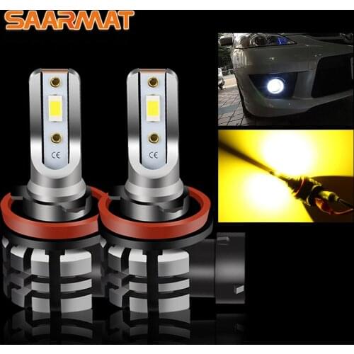 2pcs Front fog lights H8 H11 HB3 9005 HB4 9006 12V white for Mazda 6 3 5 CX-5 CX-3 CX-9 Axela MX5 CX-7 CX-9 CX7 Led Car Lamp Bul