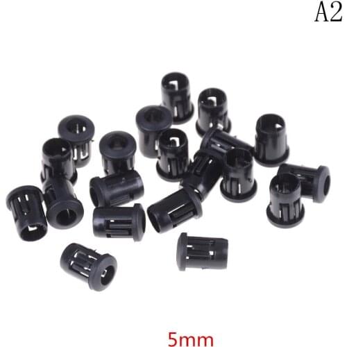 20pcs Hot Lamp LED Plastic 3mm/5mm/8mm/10mm Diode Holder Clip Bezel Socket Mount