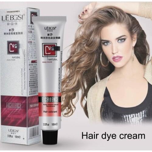 2019 1 Pcs Hair Tint Colorant Semi Permanent Long Lasing Hair Cream Color Dye Paint