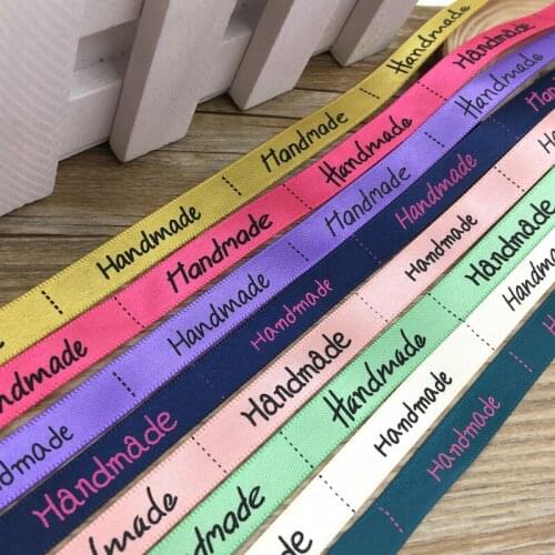 3/8'' (10mm) Mix Color printed Handmade ribbon colored romantic ribbon gift wrap