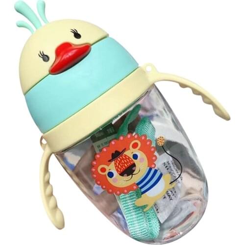 350ML Feeding Kids Toddler Newborn Baby Drink Cups Water Bottles Kids Drinking Sippy A Cup with Straw Copo Infantil Drinker