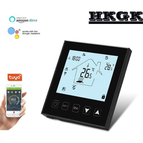 3A 16A Tuya WIFI thermostat Underfloor Heating system，Works with Alexa Google Home