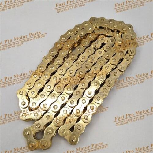 428 110 LINKS GOLD DRIVE CHAIN FOR PIT PRO DIRT BIKE ATV QUAD 125cc 140cc 150cc Chinese