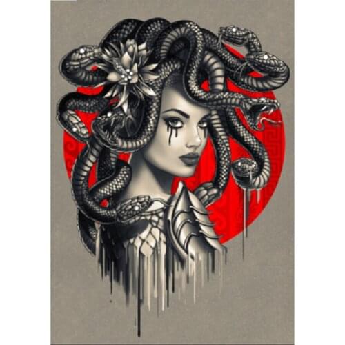 5D DIY square/round Diamond painting Medusa Diamond Embroidery Pattern Rhinestone Beadwork Cross Stitch Kid Home Decor