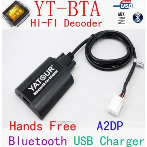 Yatour BTA car Bluetooth MP3 Kit for Toyota Camry Corolla Highlander Land cruiser for Smart Phone Hands Free A2DP Music