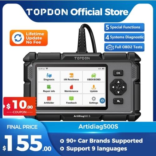 TOPDON V1500 Peak Car Jump Starter 12V Emergency Battery Power Bank 18000mAh Auto Battery Booster Charger for 8L Gas 6L Diesel