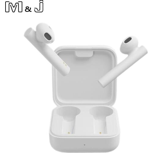 M&J TWS Wireless air Mini 6 2 Headphones 8D Stereo Bass Bluetooth 5.0 Earphones Touch Noise Cancelling Sports Earbuds for xiaomi