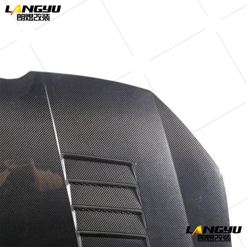 Suit For Golf Volkswagen 6 Carbon Fiber Aluminum Alloy Engine Cover, Professional Customized Automobile Parts