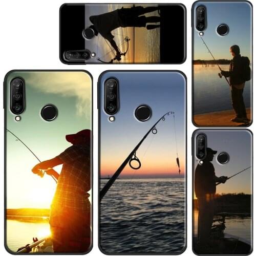 Hunting Fishing Sunset For Realme 8 Pro 6 7 Q3 GT Neo C3 C11 C15 C21 OnePlus 8 Pro 9 Pro 7T 8T 9R Nord Phone Case