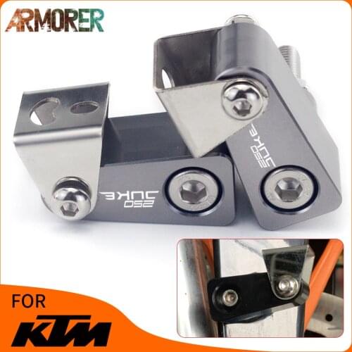 Duke250 Lower Fork Mount Spotlight Holder Lights Bracket & Motorbike Spotlight For KTM DUKE 125 125DUKE Motorcycle Accessories