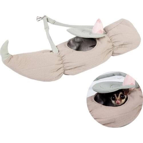 Hamster Squirrel Small Pet Cotton Warm Hanging Hammock Swing Cage Sleeping Nest Lovely Residence In Light Gray Airplane Shape
