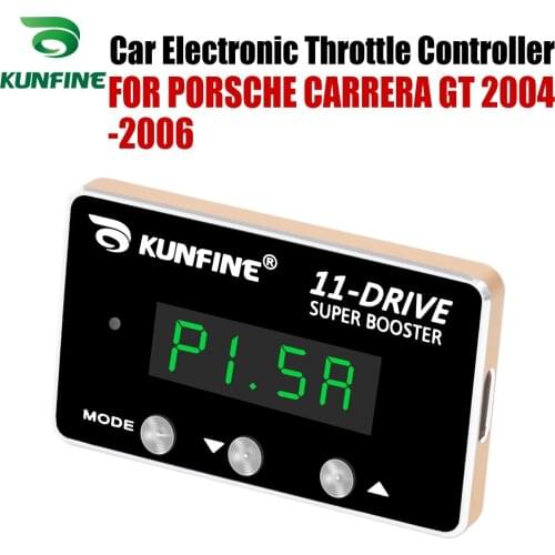 KUNFINE Car Electronic Throttle Controller Racing Accelerator Potent Booster For PORSCHE CARRERA GT 2004-2006 Tuning Parts