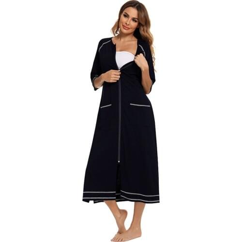 Summer Maternity Nightgown Home Clothes for Pregnant Women Loose Womens Nightgowns Pregnancy Dress Sleepwear Maternal Nightwear