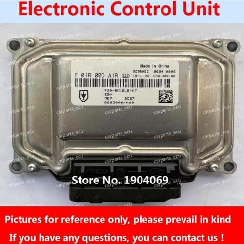 Engine Computer Board F01R00DG80 F01RB0DG80 XCE 4RB2 ME7 ECU F01R00DA1R F01RB0DA1R F30-BM16LB-MT 6285006 For Jinbei Car