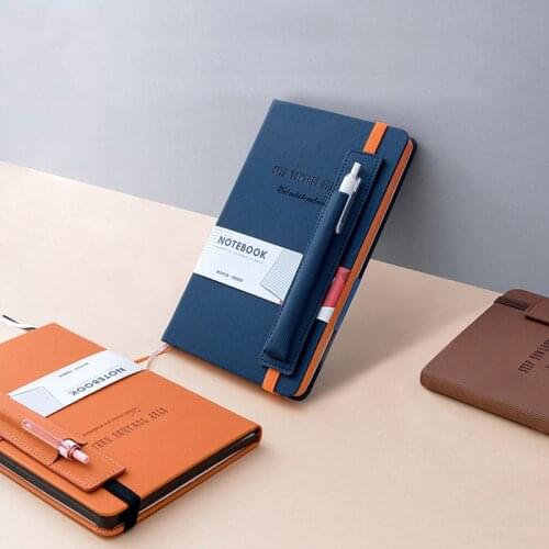 MRGLZY PU Leather Office Planner Business Notebook School Stationery Supplies Agenda Planner Organizer Pen Insert Bag Notebook