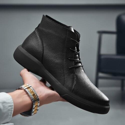 Spring Autumn Real leather Mens Casual Shoes Moccasins Loafers Breathable Shoes Men Soft Bottom sneakers Business Formal Shoes