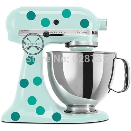 Polka Dot Decals Polka Dots Circle Vinyl Sticker For Your Kitchen Stand Mixer Decor Free Shipping